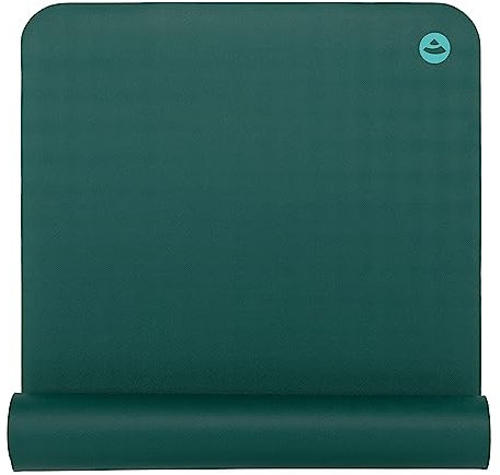 Bodhi Yogamatte ECO PRO XL | 100% Naturkautschuk | Extra Lang | Extrem Rutschfest | Ökologisch | Profi-Matte für Yoga & Pilates | Ideal für dynamisches Yoga | 200 x 60 x 0,4 cm | jungle-green