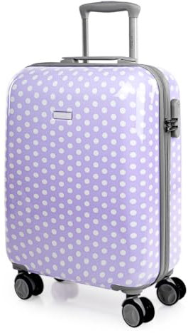 ITACA - Trolley Valigia Bambino Da Viaggio, Bagaglio A Mano 55x40x20, Per Bambini e Bambine. Trolley Bambino da Viaggio, Malva