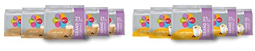 Tassimo Café Dosettes - 105 Boissons au Lait et Petit Déjeuner (2 Lots de 5 x 21)