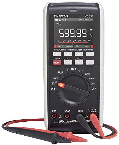 VOLTCRAFT VC891 Hand-Multimeter kalibriert (ISO) digital Datenlogger, LoZ CAT III 1000 V, CAT IV 600 V Anzeige (Counts)