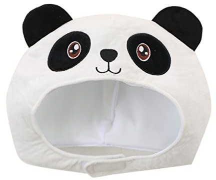 Alasum Kreative Panda Party Hut Kopfbedeckung Für Festivals Karneval Und Fotoshootings Spaß Und Komfort Mit Plüschigem Design