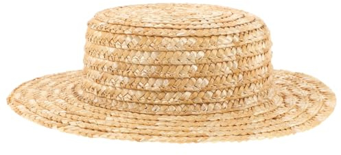 Sombrero De Paja para MuñEcos Qumiirity Mini Sombrero De Pajita Hecho a Mano para Mascotas Pequeñas DIY DecoracióN 6.3 Pulgadas Khaki