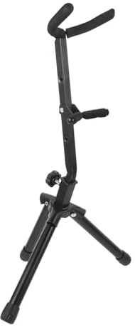 Milisten Saxophonständer Tragbar für Altsaxophon und Tenorsaxophon Faltbarer Halter für Instrumente Stabiler Displayständer Zubehör für Saxophon Sammler