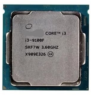 Processeur Core i3 9100F 3.6GHz SRF7W/SRF6N Quad-Core Quad-Thread 65W 6M LGA 1151 d'occasion