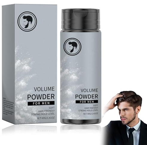 Daozhogo Volumen Puder Haare 40g, Haarpuder Männer, Styling Texture Powder für Männer und Frauen, Verklebt Nicht & Fettfrei