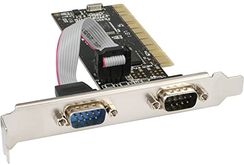 InLine 66636I gränssnittskort, 2 x 9pol-serien, PCI