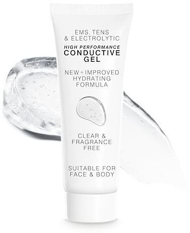 Rio Conductive Gel, Highly Conductive Gel for EMS Machine, TENS Machine, RF & Circulation Boosting Devices, Improves Conductivity & Increases Stimulation, Skin Friendly, Irritation Free, Scent Free