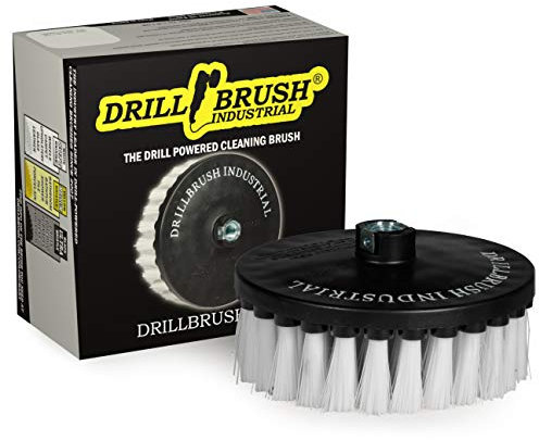 Rug - Carpet Cleaner - Stain Remover - Scrub Brush - 7in - Soft White - 7/9 inch - Variable Speed Polisher - 5/8 x 11 Threaded Hub - Wood - Furniture - Upholstery - Leather Cleaner - Floor Scrubber