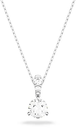 Swarovski stilla Anhänger, Weiss, Rhodiniert