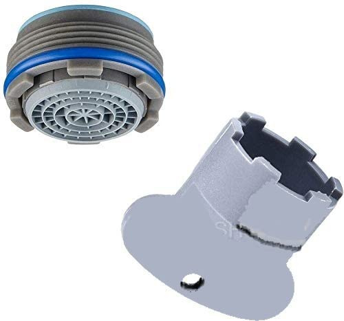 TLDSHOP® – Kit Belüfter – Kit Belüfter Filter CACHE CASCADE SLC STD – /M 24 x 1 NEOPERL mit Schlüssel