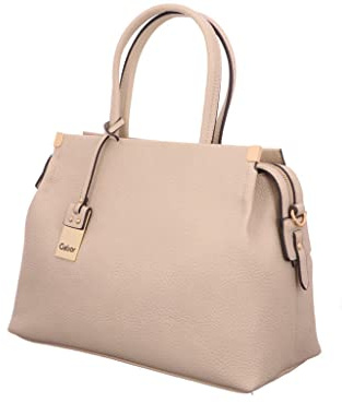 Gabor bags Gela Damen Shopper Umhängetasche Reißverschluss Mittelgroß Beige