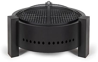 Brasero Au Bois Ou Au Charbon 47.5cm Noir - DOC286