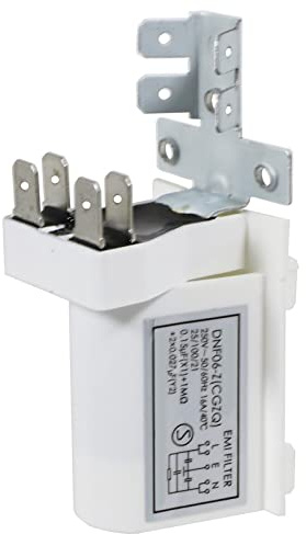 SPARES2GO Interference Filter compatible with Lamona Dishwasher/Tumble Dryer EMI Suppressor (Type DNF06-Z, 250V)