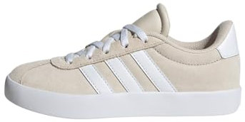 adidas Unisex Kinder VL COURT 3.0 SHOES, Aluminium / Cloud White / Aluminium, 38 2/3 EU