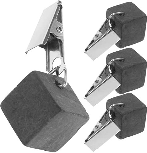 Cabilock 4stücke Tischdeckenbeschwerer Aus Naturstein Dekorative Clips Mit Metallclip Wetterfeste Tischdeckenhalter Für Garten Party Restaurant Picknick Und Hochzeiten