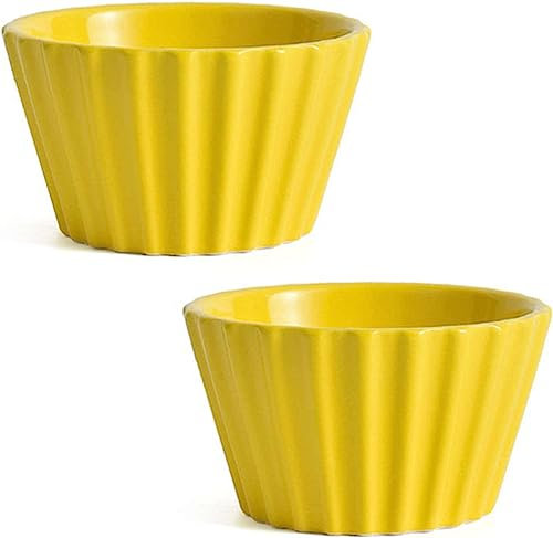 Tazón de sopa, Tazón de arroz, Tazón de desayuno, Juego de ramequines, 170 ml, Ramekins de Creme Brulee, Plato de soufflé Platos a prueba de horno, Ramekins de soufflé, Ramekins for freidora de aire-r