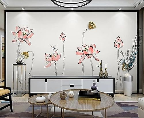 Papel Pintado 3D Loto Zen Papel Tapiz Fotomurales Moderno Murales -315203 400x280cm
