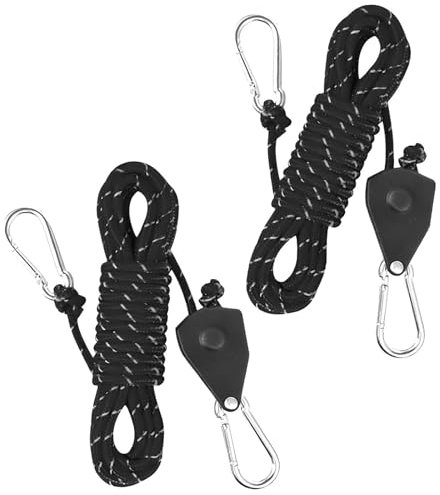 2 Pcs Seilratsche Seilzugratsche Ratchet Hanger Verstellbarer Seil Ratsche Seilratsche Mit Haken Grow Seil Ratsche Abspannseile Camping Zeltschnur Seil Ratsche Seilratsche FüR Zelt Zeltplane Camping