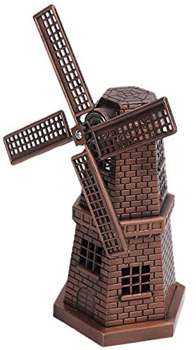 Decorazione Mulino a, Mini Mulino a in Stile retrò in Bronzo Rosso Ampiamente Utilizzato per Bar per la Decorazione del Soggiorno per Club