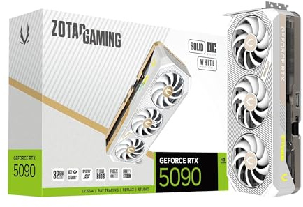 ZOTAC GAMING GeForce RTX 5090 SOLID OC WHITE ED 32GB GDDR7 Graphics Board ZT-B50900Q-10P VD9131