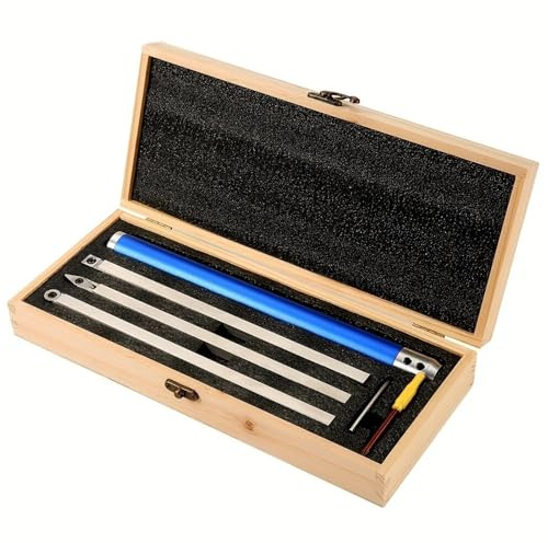 Juego de Herramientas de carburo para torneado de Madera, cinceles para torneado de Madera con Insertos de Corte y Caja para Herramientas de carpintería.