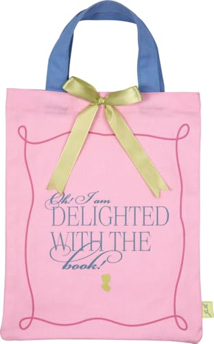 Die Spiegelburg Büchertasche - Miss Jane (J. Austen) | Buchhülle aus 100% Baumwolle | Geschenk für Vielleser & Leseratten | Schutz für Bücher | Tragetasche 30 x 24 cm | Jane Austen