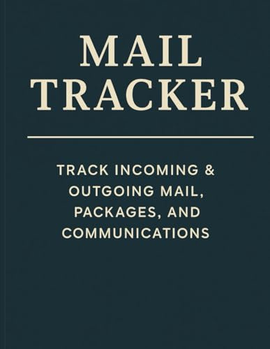 Mail Tracker: Log Incoming and Outgoing Mail Packages and Deliveries