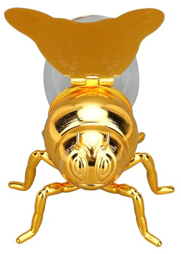 KIMISS Bocage de Miel en Verre en Forme d'abeille avec Design Déco Exquis pour la Maison, la Cuisine, l'hôtel et le Restaurant (GOLD)