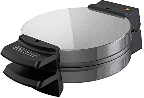 BLACK+DECKER WMB500 Traditional Belgian-Style Waffle Maker, Stainless Steel
