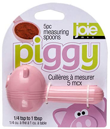 Joie OinokOink 5 Piece Pink Measuring Spoon Set