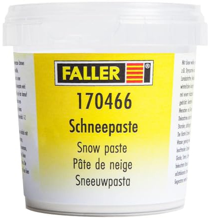 FALLER 78 306 - Schneepaste, Zubehör für die Modelleisenbahn, Modellbau, 150 ml