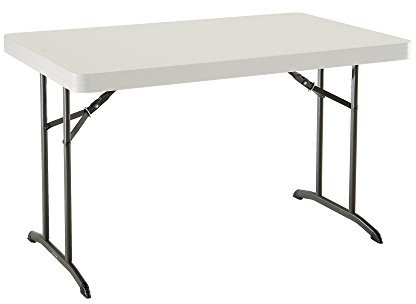 Lifetime Table Pliante Beige 122,5 x 76,5 x 73,6 cm 80568
