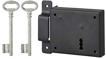 Serrure en applique pêne dormant Thirard - Gauche - Longueur 95 x 76 mm