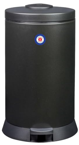 ROSSIGNOL Poubelle de cuisine, Poubelle 20L, Poubelle à pédale, Fabrication française, Seau intérieur amovible avec anse, Couvercle détachable MAGIC