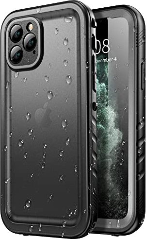 SPORTLINK for iPhone 11 Pro Waterproof Case - Shockproof Heavy Duty Front and Back Cover with [Built in Screen/Camera Protector] 360 Full Body Protective [Dustproof][IP68 Underwater] Black