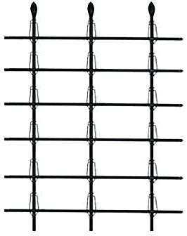 YJKJ Gabbie E Supporti per Piante, Sostegni per Piante, Alzata per Fiori da Balcone con Traliccio Rampicante Clematide Rosa,D