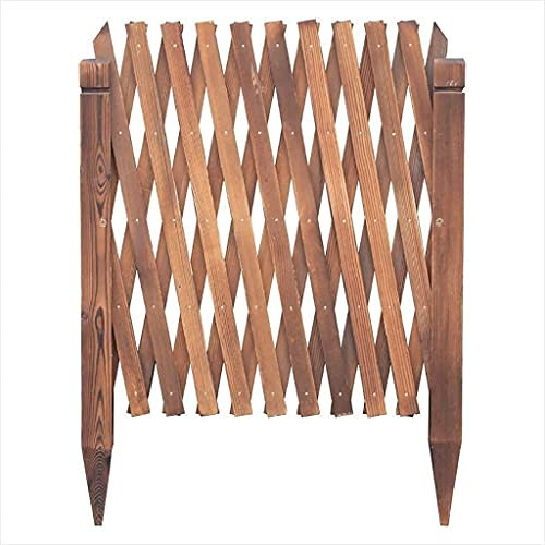 Bordure Jardin Clôture Jardin Palissade Jardin Barrière Clôture en Bois Plante grimpante Aide Treillis Garde-Corps clôture de Jardin extérieur clôture pour Animaux de Compagnie Grille décoratio