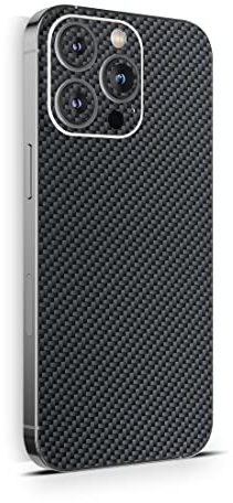 Skins4u Schutzfolie Skin Cover Skins Design Folie Kratzerschutz kompatibel mit iPhone 12 Carbon