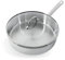 BK Bright Edelstahl Induktion 28 cm Schmorpfanne mit Deckel, Bleiben-Kühl Griff, Professionelles Kochen, 18/10 Edelstahl, Induktion, Backofenfest bis 230°C, Spülmaschinenfest,Silber