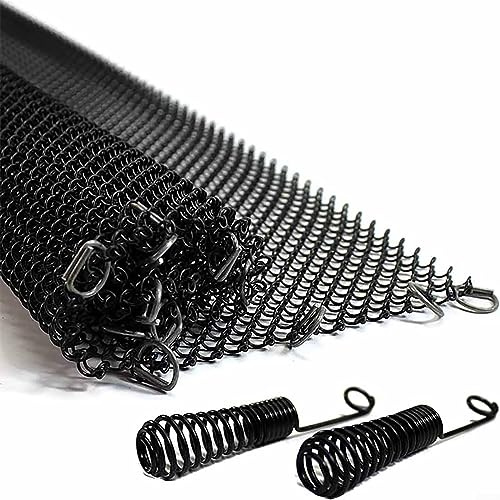 Kamin-Netzvorhang, hitzebeständig, Netzstoff, Kamingitter Vorhang, Metall, Kamin, Standtor, 61 x 55,9 cm, 2 Stück