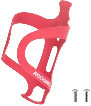 ROCKBROS Portaborraccia per Bici in Alluminio, Potra Bottiglia per MTB Bicicletta, 1 Pezzo, Accessori Bici