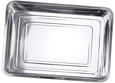 Zerodeko Plaque De Cuisson Multi-usages - Grille De Four - Plateau Lavable Au Lave-vaisselle - Poêle À Barbecue 45 X 35 X 4 8 Cm