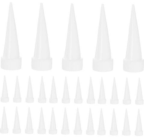 PLAFOPE 100 Stück Dichtungswerkzeugsatz Mit Dichtungsdüsenspitzen Und Dichtungswerkzeug Für Kleber Dichtungsspitzen Und Dichtungsdüsenapplikator Zum Abdichten Von Nahtstellen Robuste Kunst