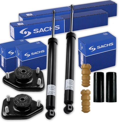 SACHS Stoßdämpfer + Domlager + Protection-Kit hinten passend für X3 E83 + xDrive