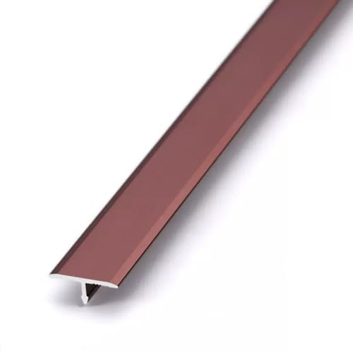 Aluminum T Molding Floor Transition Strip 20 33 40Mm Wide, Black Whiteden Door Floor Trim, Easy to Install, for Laminate Flooplanks, Joining Floogaps of Laminate Planks Tile/Red/W 15Mm