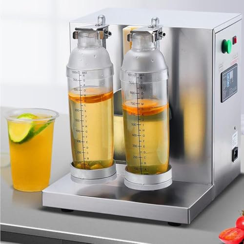XNXYSMKJ Automatic Milk Tea Shaker,Electric Double Heads Milk Tea Shaking Machine 350ml-700ml Drink Mixer for Bubbles Tea Juice Coffee Milk Wine