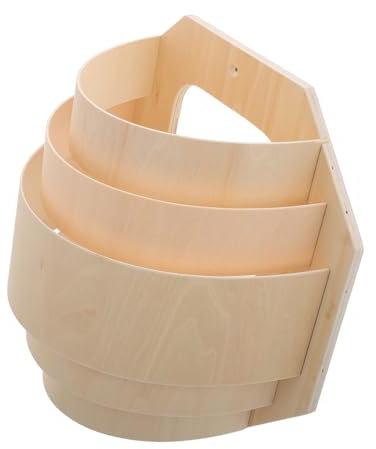 Gatuida Saunalicht-lampenschirmbezug Aus Holz Schutz Für Lampe Dekorativ Für Sauna Oder Dampfbad Hohe Temperaturbeständigkeit Einfache Installation