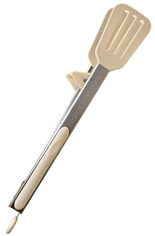 Pince à griller en silicone, résistante à la chaleur, ustensiles de cuisine polyvalents, pince de service alimentaire, conçue avec une poignée étendue, utilisation sans effort, 27 x 6 cm