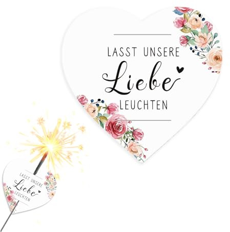 ZHERIKAH 100 Pezzi Etichette Stelline Scintillanti Matrimonio, Gadget Matrimonio Divertenti, Etichette Scintille Luminose, per Nozze Sposi Promessa Anniversario Fidanzamento Decorazioni