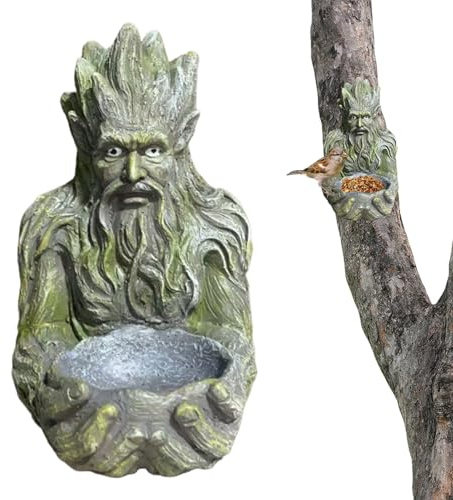 Mangiatoie per Uccelli Selvatici - Alimentazione Di Cibo Divertente Resistente Alle Intemperie,Mangiatoie Per Colibrì Statue Da Giardino | Per Colibrì Passeri Cinciallegre in Giardino Cortile Patio